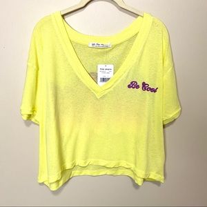 NWT FREE PEOPLE Heart of Gold Tee Shirt